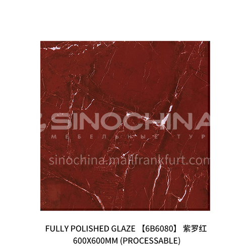 Foshan Direct Selling Project Threshold Stone Anchor Line Open Ring Marble Non-slip Tile-JLS6B6080 600×600mm